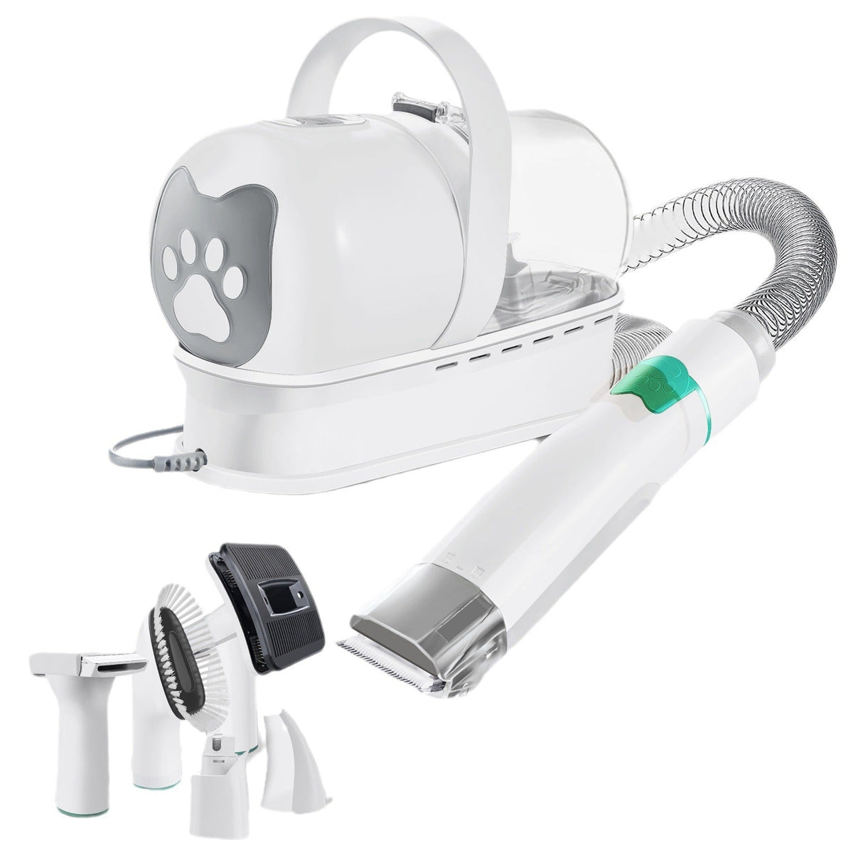 Advanced Pro Vacuum Trimming 7-in-1 Multifunctional Pet Grooming Kit With Nail Trimmer & Grinder
